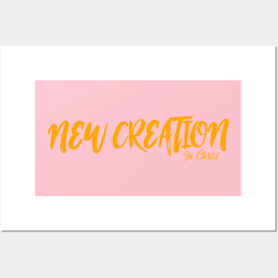 New creation tee Posters and Art